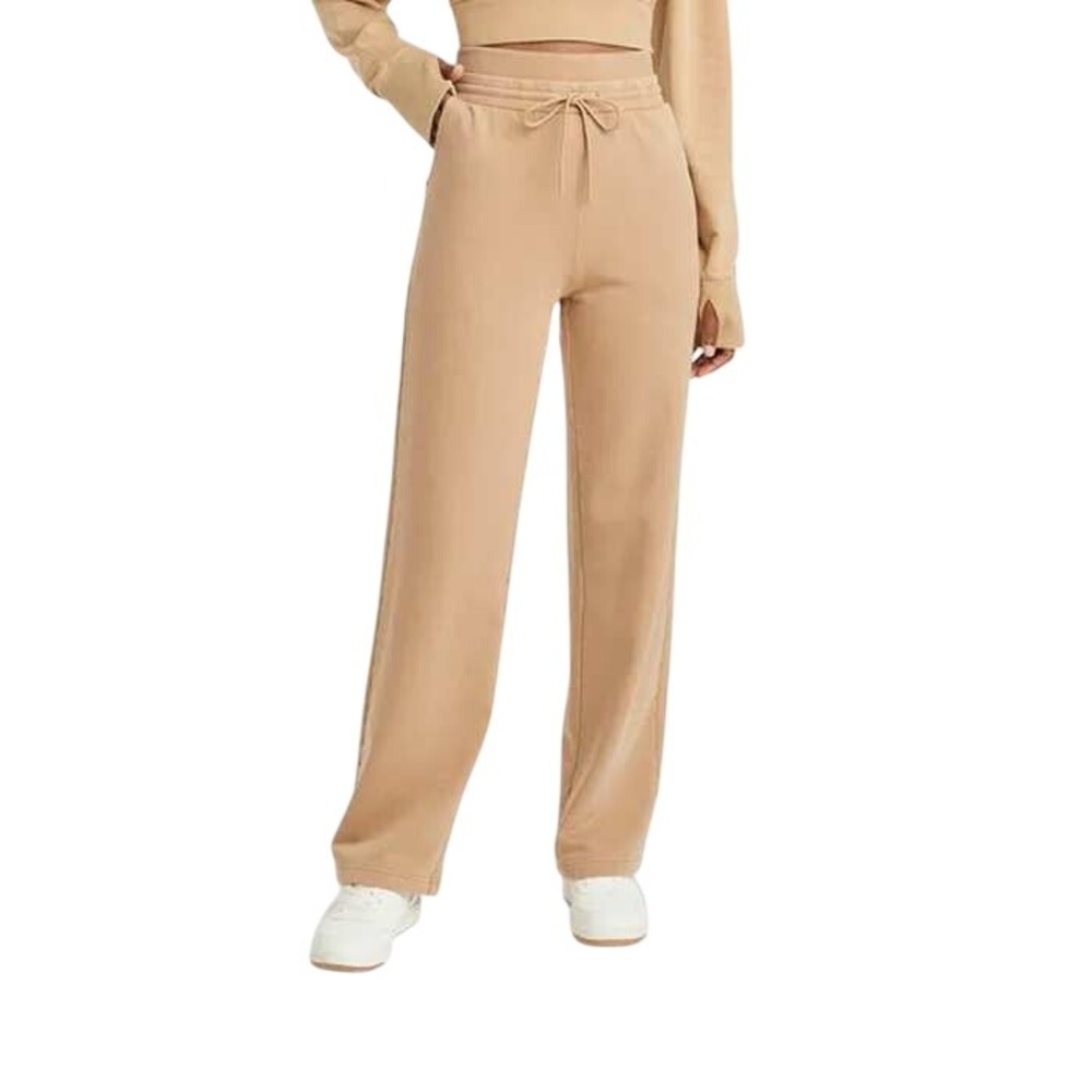 JoyLab Women's High Rise Straight Leg Casual Open Bottom Fleece Pants Size S NWT